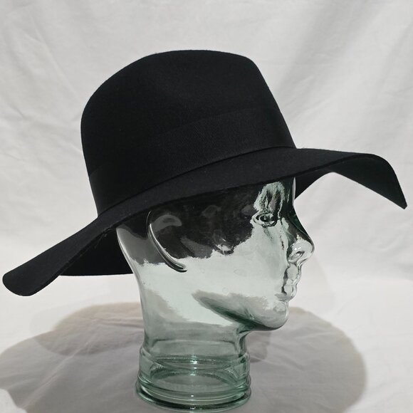 Brixton Wool Felt 3 7/8" Brim Fedora Hat - Black - Sz S/7* - Picture 5 of 8